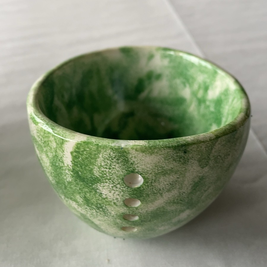 Pottery Herb Stripper, Kitchen Herb Leaf Stripping Tool