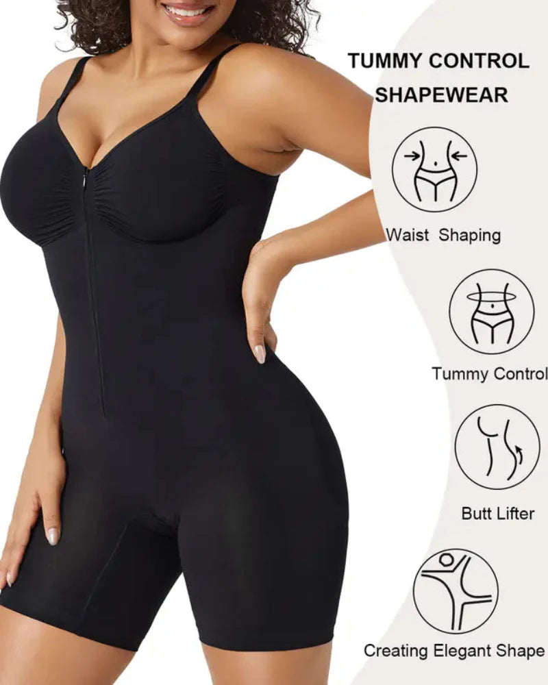 🔥This week's hot sale🔥Women's Tummy Control Zip Bodysuit