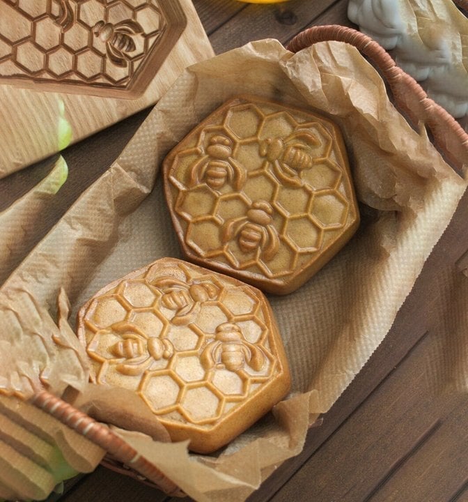 🔥This week's hot sale🔥Wooden Cookie Embossing Mold