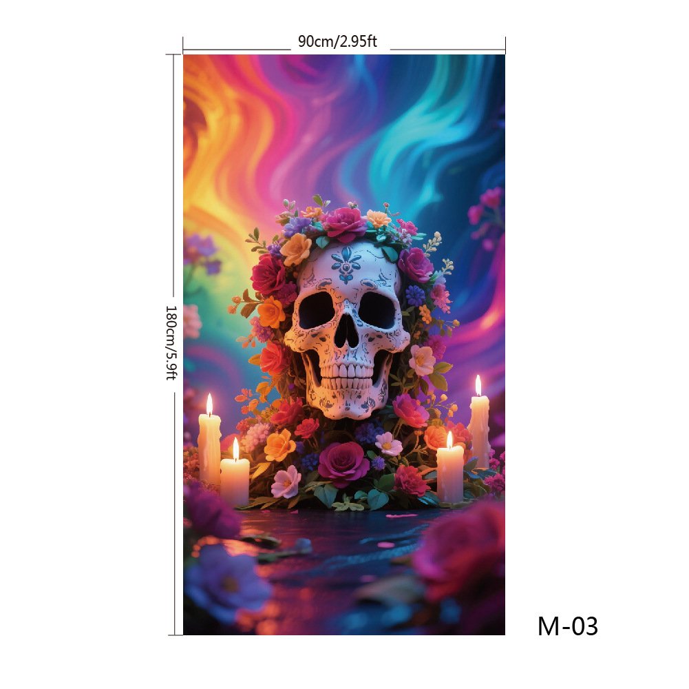 🔥This week's hot sale🔥 Christmas and Halloween front door decoration