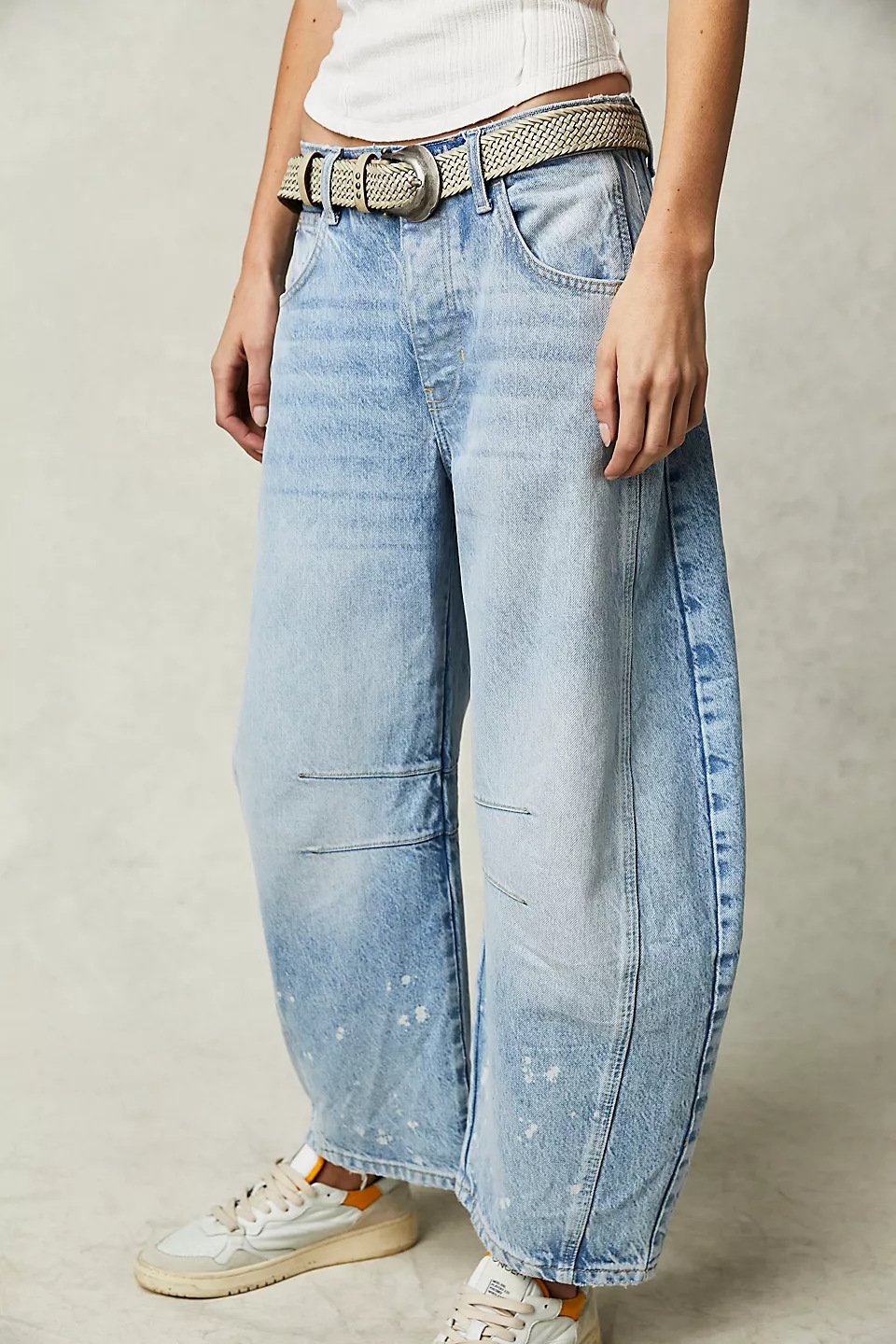 🔥This week's hot sale🔥 casual and trendy mid rise tube jeans