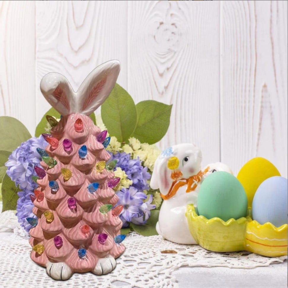 🔥This week's hot sale🔥 pink bunny christmas tree