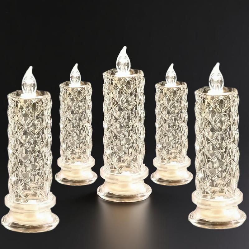 🔥This week's hot sale🔥Rose Electronic Candle Creative Night Light
