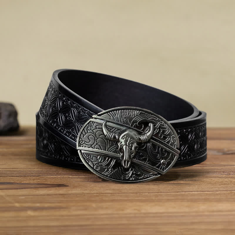 ⚡Flash Sale Ending⚡50% Off Punk Style Leather Belt with Hidden Tool