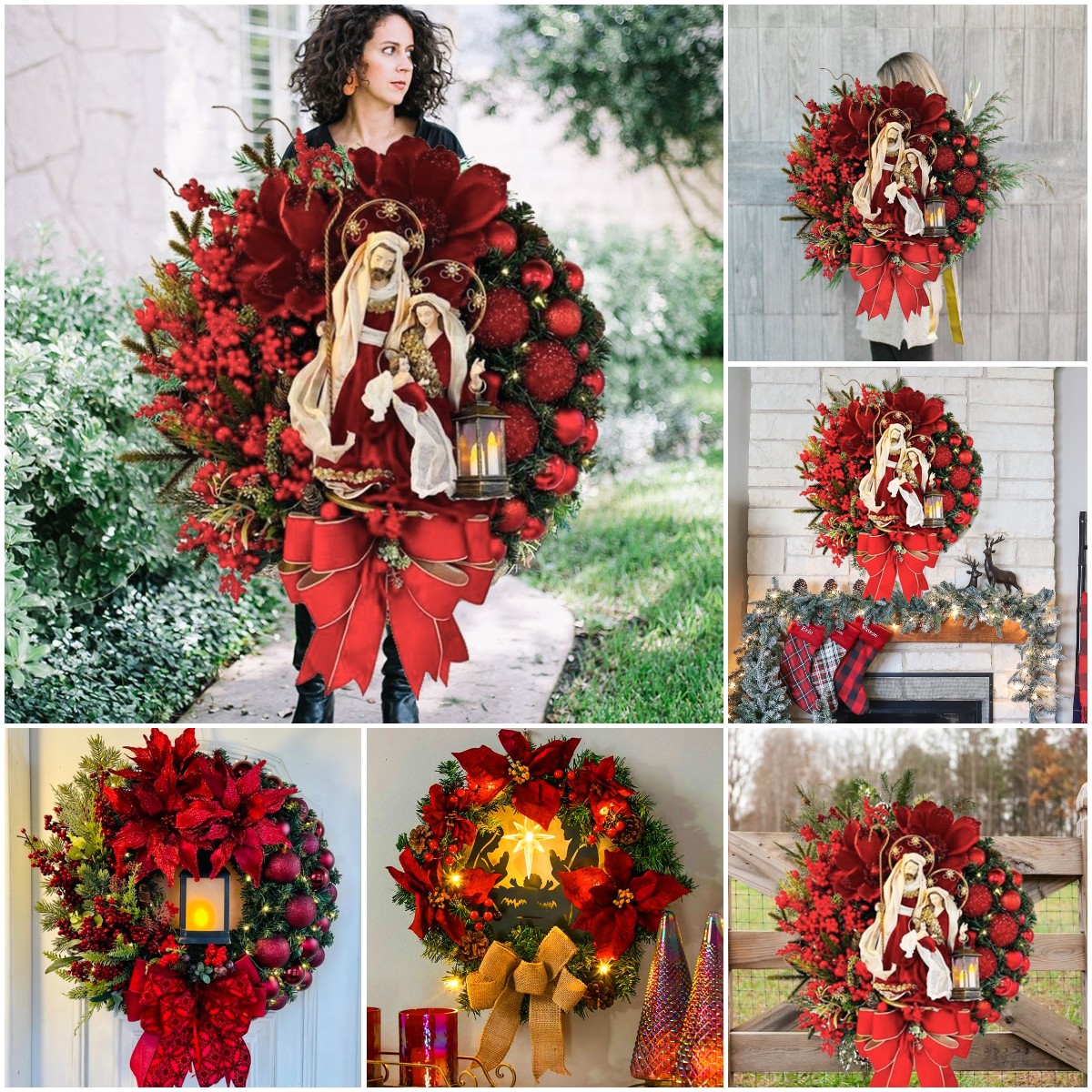 🔥This week's hot sale🔥LED Christmas Wreath