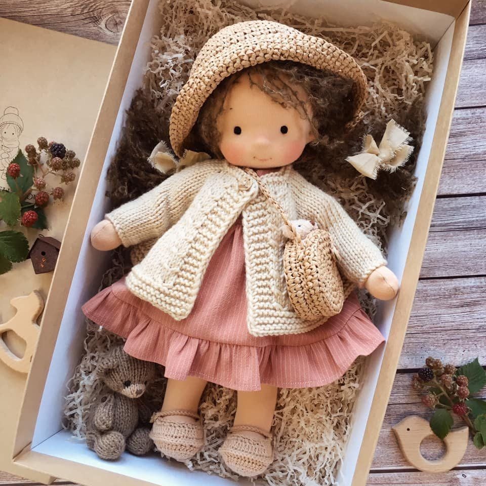🎁🎁Handmade Waldorf Doll👧The Best Gift for Kids | Buy 2 Free Shipping