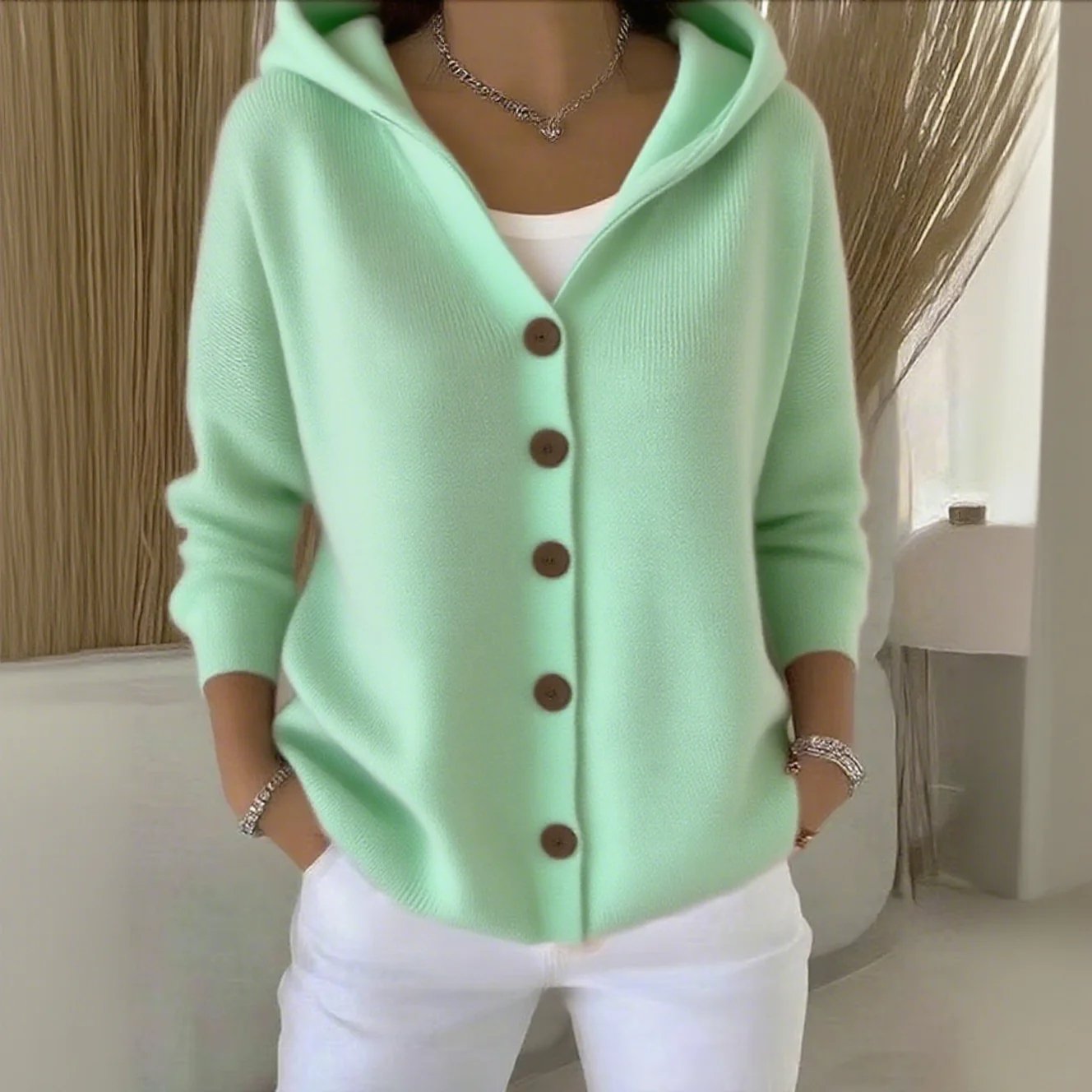 🔥This week's hot sale🔥Women's Hooded Casual Cardigan Sweater