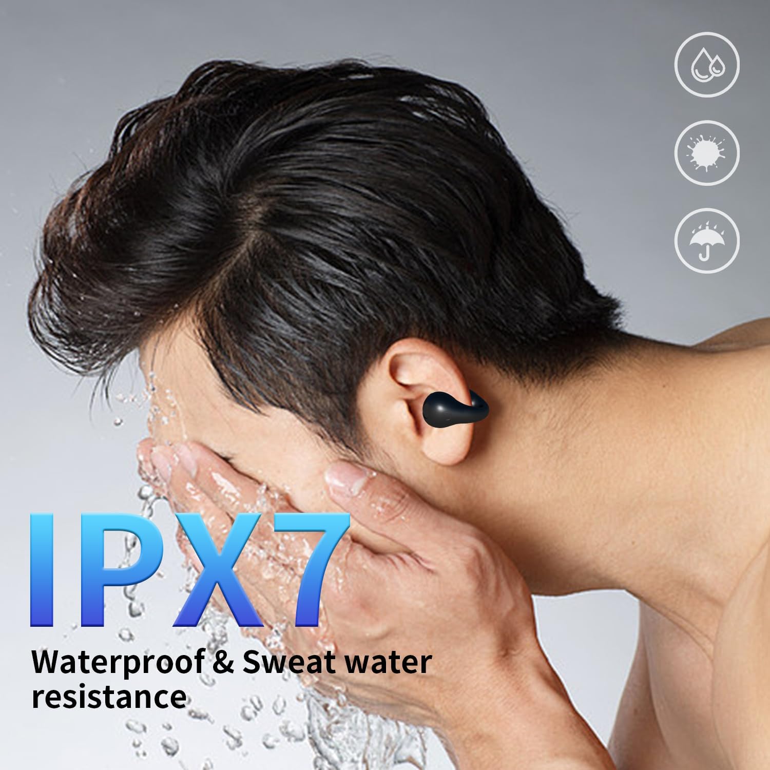 🔥This week's hot sale🔥new arrival ear clip bluetooth headphones with touch screen