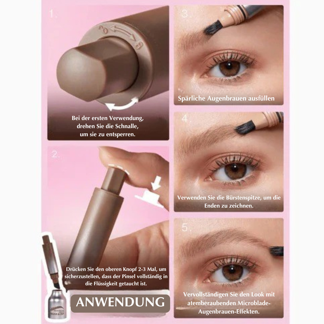 🔥This week's hot sale🔥2 in 1 Plush Water Eyebrow Pencil