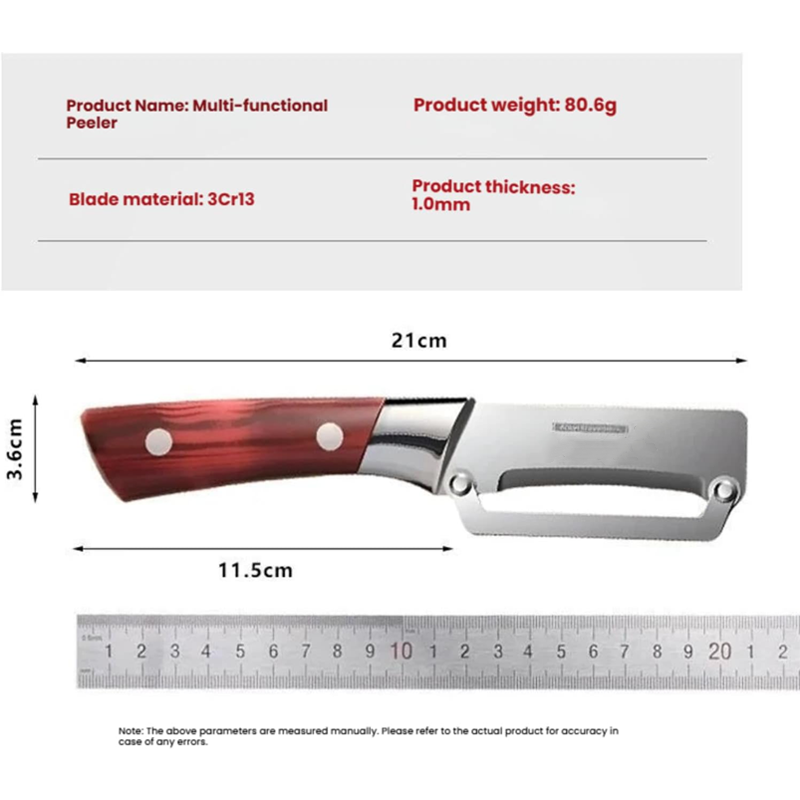 🥕Multi-Functional Fruit & Vegetable Peeler 🎉 Buy 1 Get 1 FREE