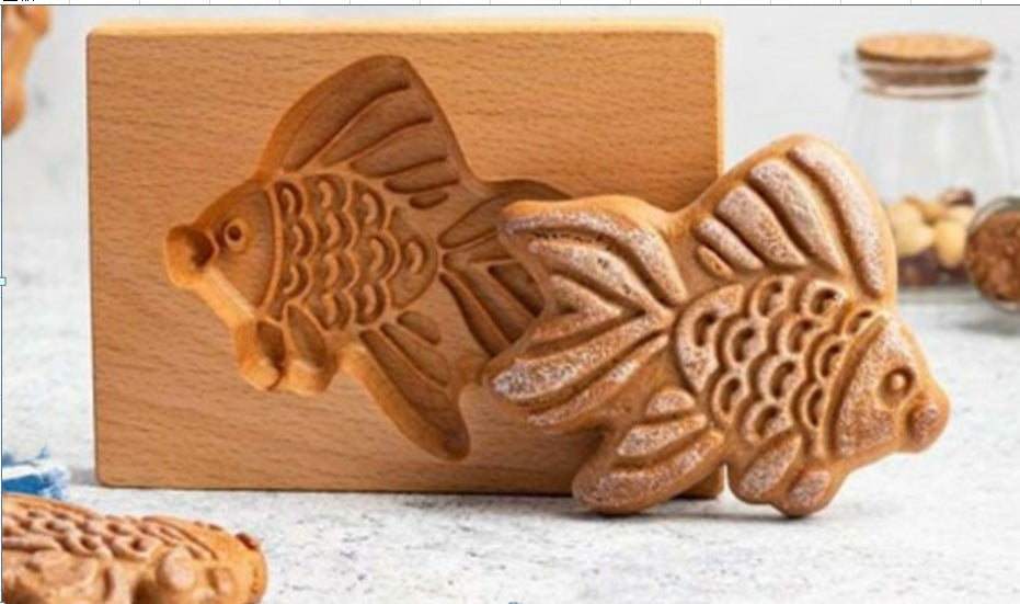🔥This week's hot sale🔥Wooden Cookie Embossing Mold