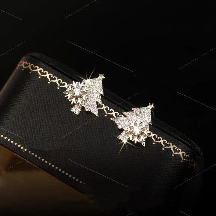 🔥This week's hot sale🔥 Shiny Christmas Tree Earrings