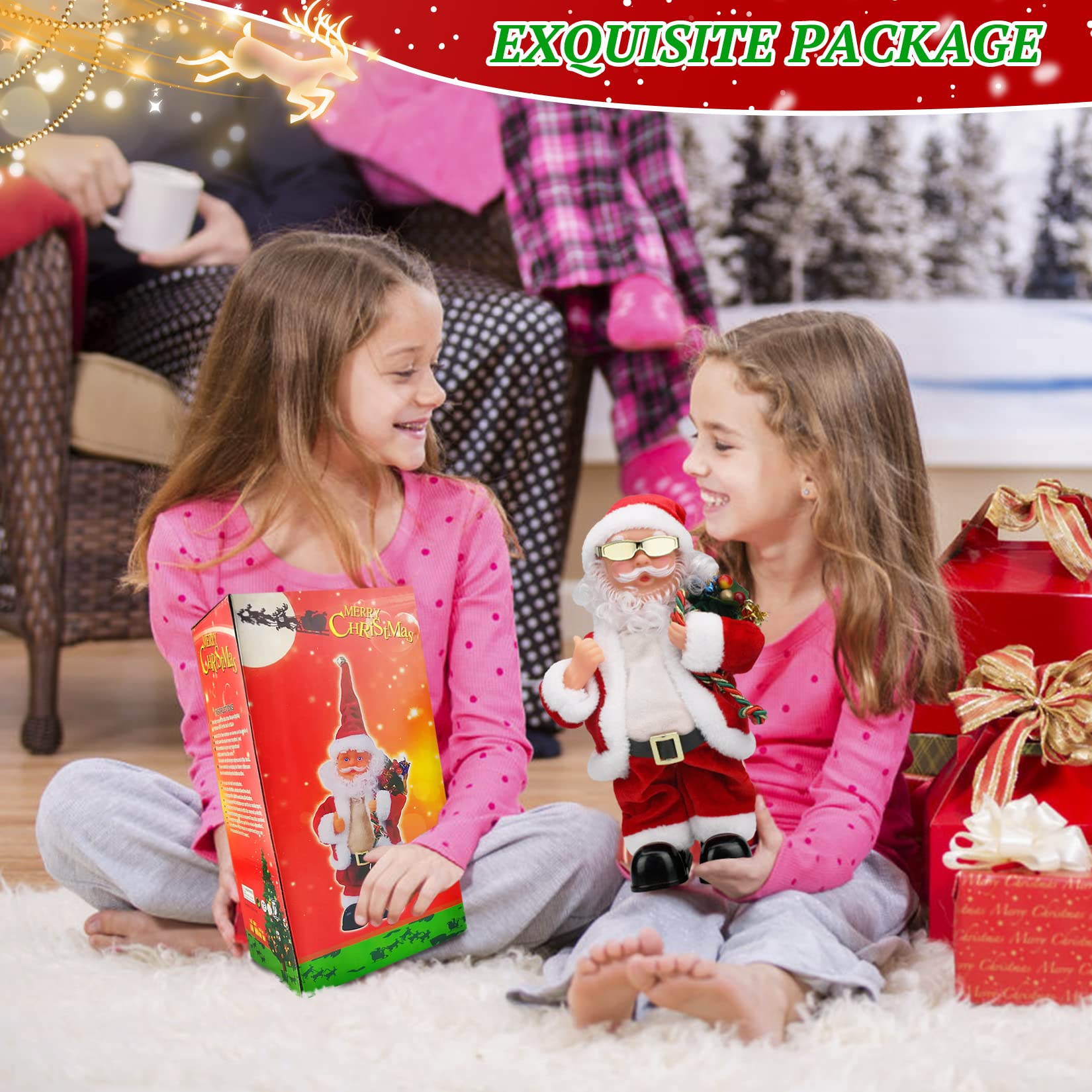 🔥This week's hot sale🔥Electric Dancing Music Santa Claus