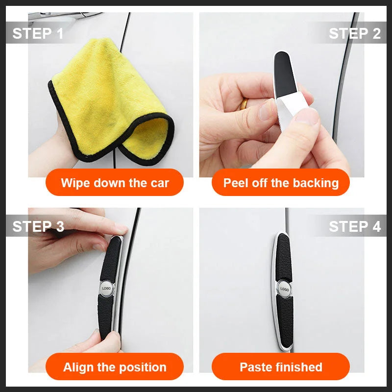 🔥This week's hot sale🔥 4 pieces of door side anti-collision strips