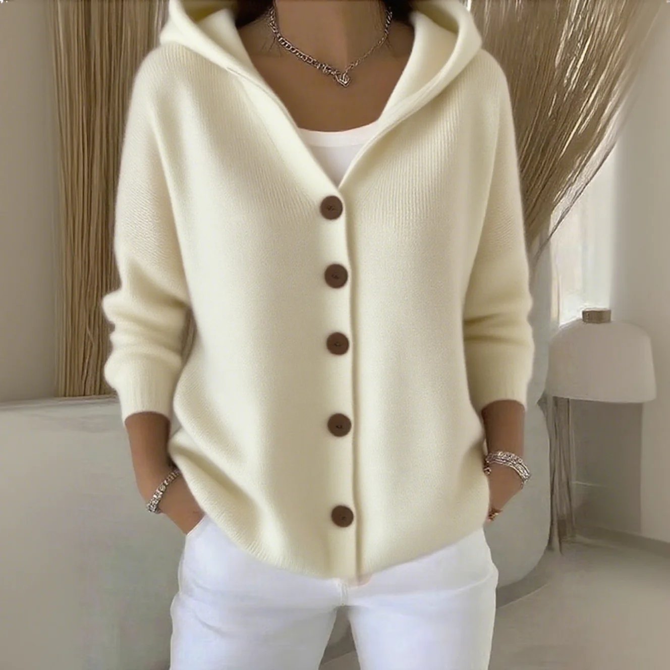 🔥This week's hot sale🔥Women's Hooded Casual Cardigan Sweater