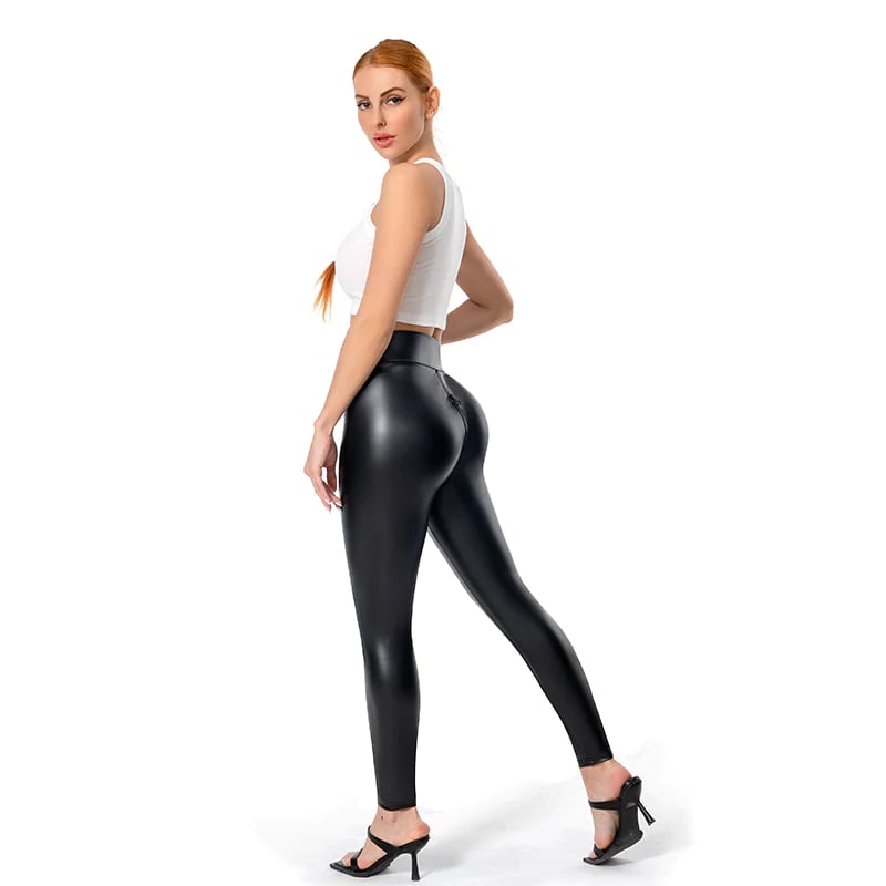 🔥This week's hot sale🔥 Matte Leather Trousers