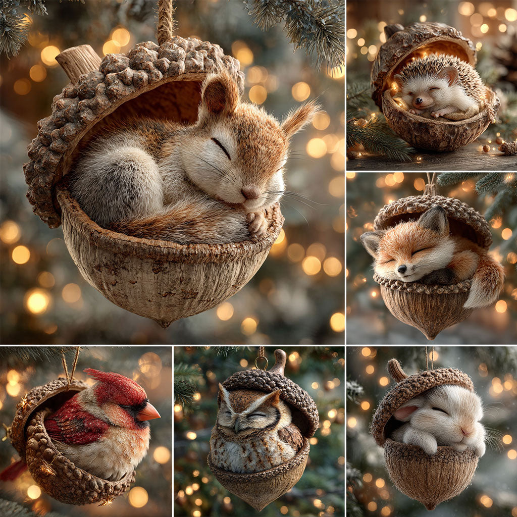 🔥This week's hot sale🔥Woodland Friends Acorn Ornaments