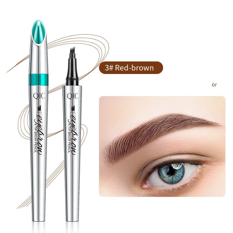 🔥This week's hot sale🔥 3D Waterproof 4 Fork Tip Eyebrow Pencil