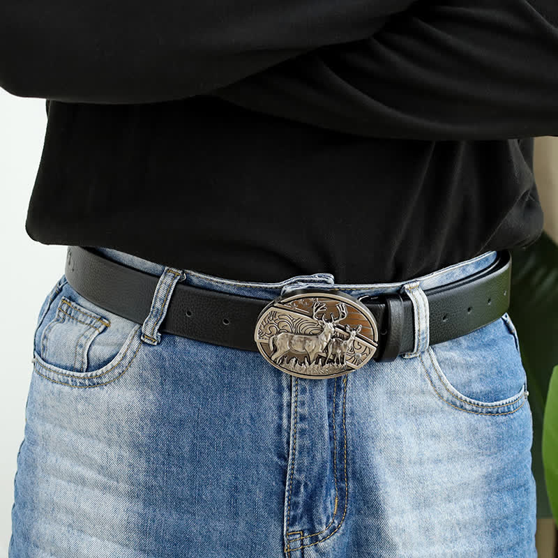 ⚡Flash Sale Ending⚡50% Off Punk Style Leather Belt with Hidden Tool