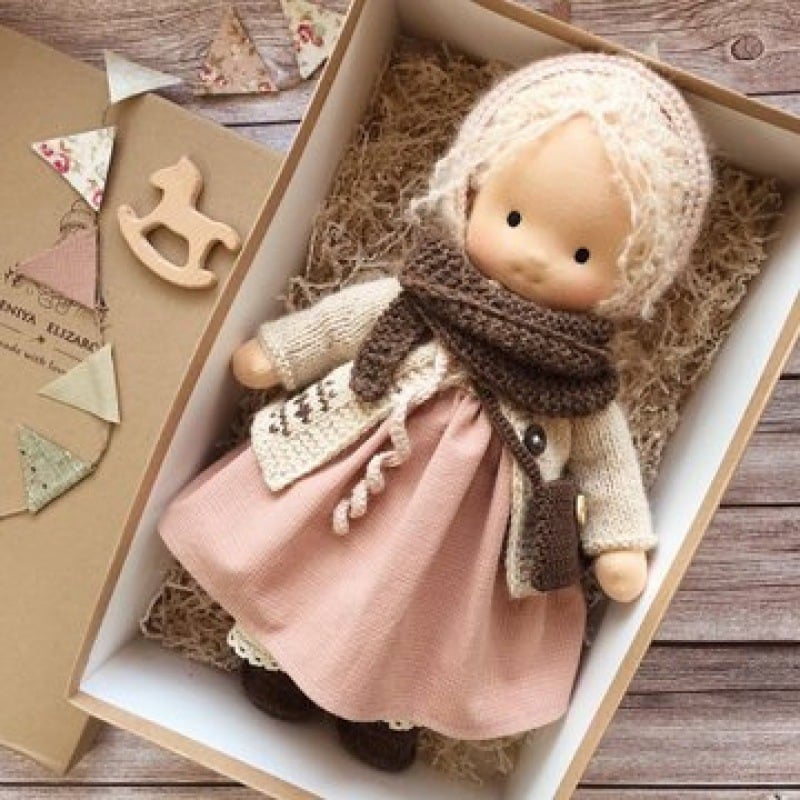 🎁🎁Handmade Waldorf Doll👧The Best Gift for Kids | Buy 2 Free Shipping