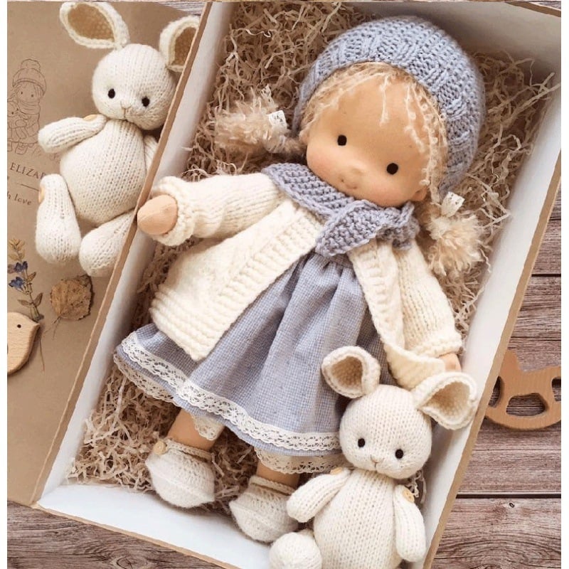 🎁🎁Handmade Waldorf Doll👧The Best Gift for Kids | Buy 2 Free Shipping
