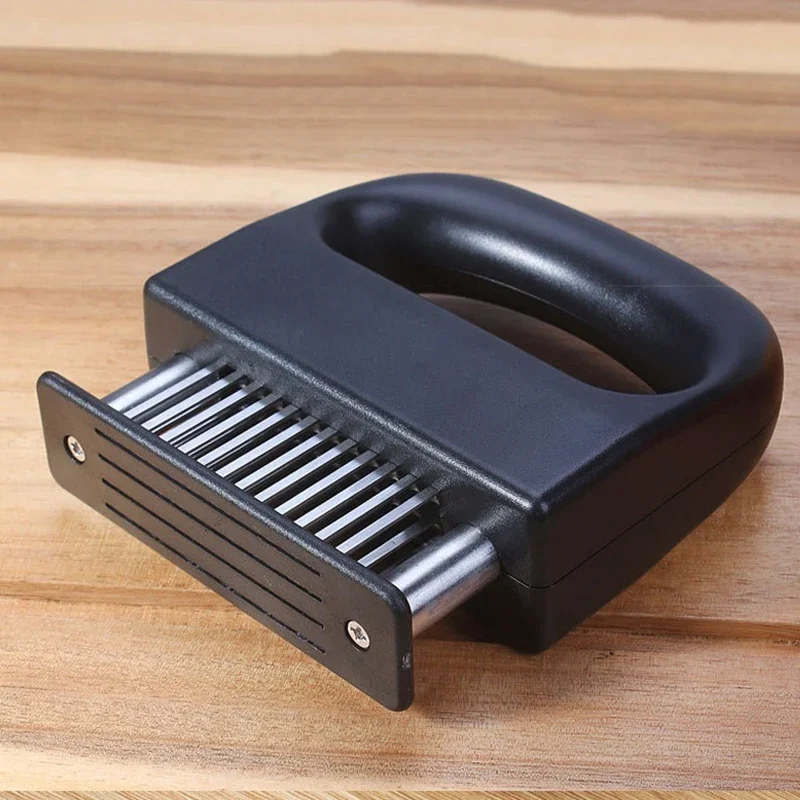 🔥This week's hot sale🔥48 stainless steel blade manual meat tenderizer black