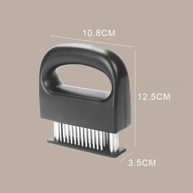 🔥This week's hot sale🔥48 stainless steel blade manual meat tenderizer black