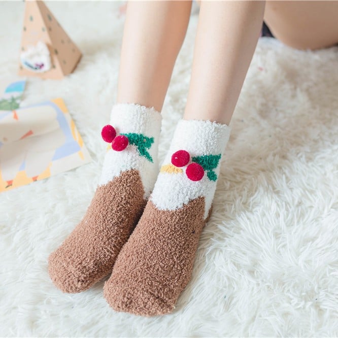 🔥This week's hot sale🔥Cute Christmas Style Thickened Warm Socks