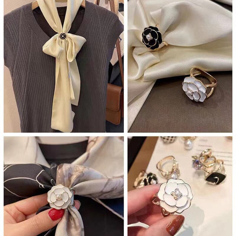 🔥This week's hot sale🔥 Camellia Scarf Buckle