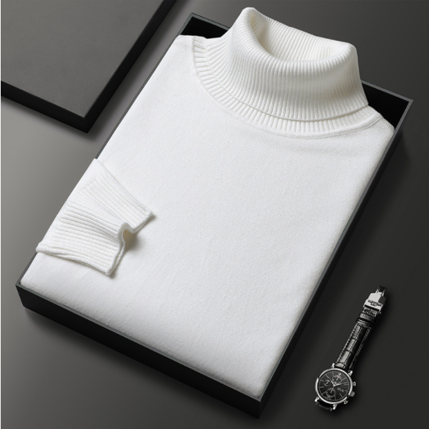 🔥This week's hot sale🔥 Men's Solid Color Premium Cashmere Sweater