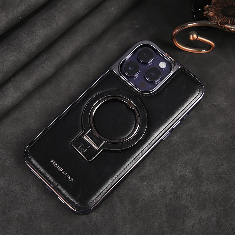🔥This week's hot sale🔥 Luxury Leather Invisible Stand iPhone Case