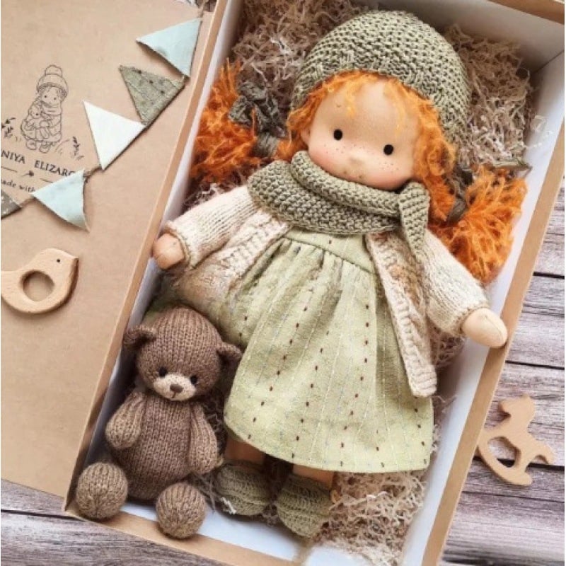 🎁🎁Handmade Waldorf Doll👧The Best Gift for Kids | Buy 2 Free Shipping