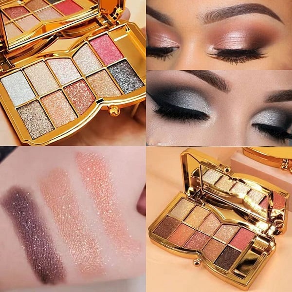🔥This week's hot sale🔥10-Color Diamond Pressed Glitter Eyeshadow Palette