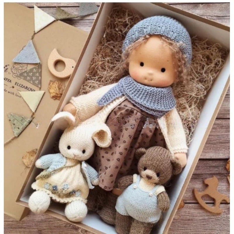 🎁🎁Handmade Waldorf Doll👧The Best Gift for Kids | Buy 2 Free Shipping