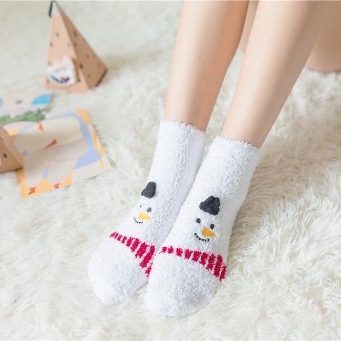 🔥This week's hot sale🔥Cute Christmas Style Thickened Warm Socks