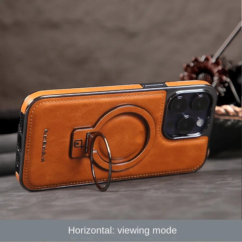 🔥This week's hot sale🔥 Luxury Leather Invisible Stand iPhone Case