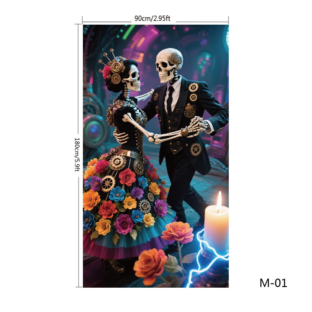 🔥This week's hot sale🔥 Christmas and Halloween front door decoration