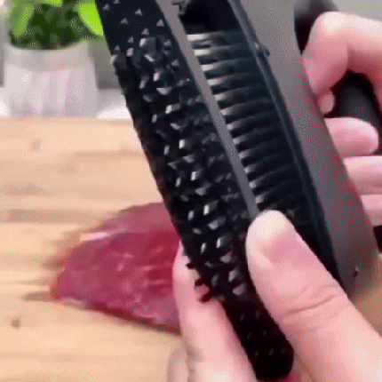 🔥This week's hot sale🔥48 stainless steel blade manual meat tenderizer black