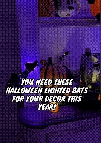 🔥This week's hot sale🔥halloween led 3d bat wall decoration