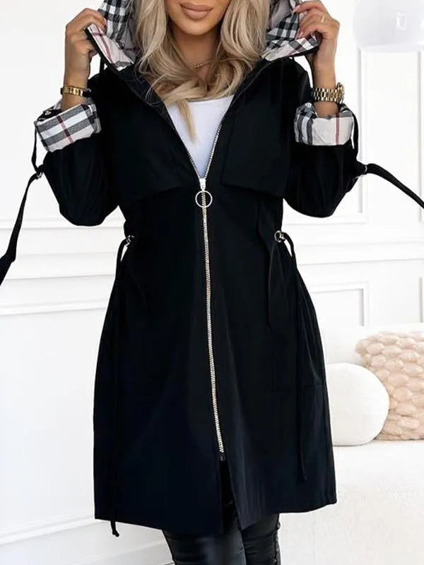 🔥This week's hot sale🔥 Women's Casual Zip-Up Hooded Windproof Jacket