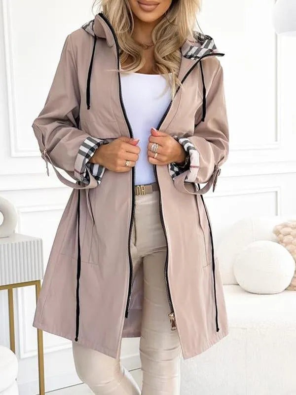 🔥This week's hot sale🔥 Women's Casual Zip-Up Hooded Windproof Jacket