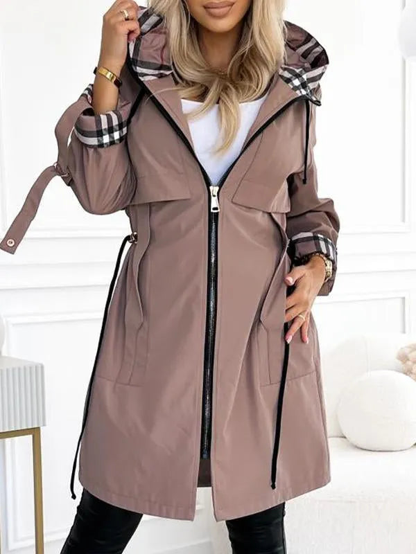 🔥This week's hot sale🔥 Women's Casual Zip-Up Hooded Windproof Jacket