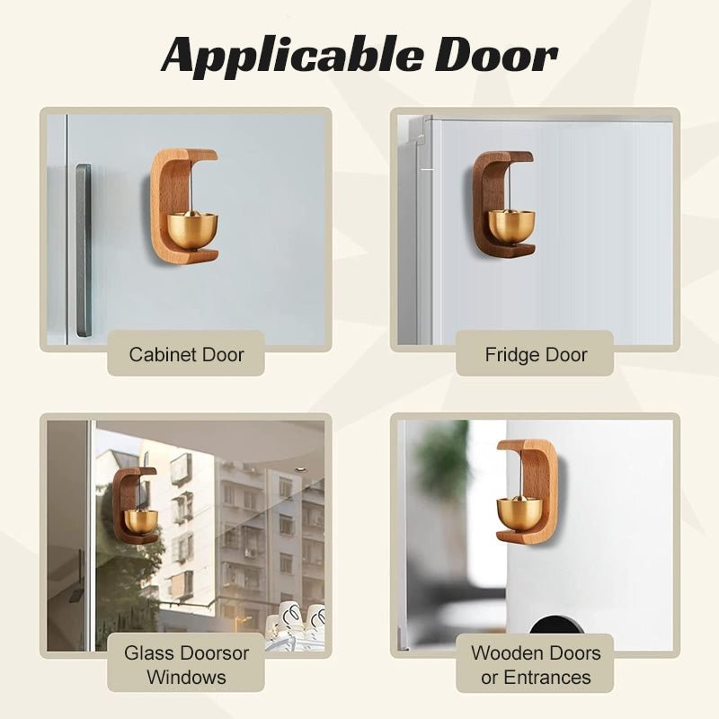 🔥This week's hot sale🔥Magnetic Wooden Wind Chime Doorbell Decoration
