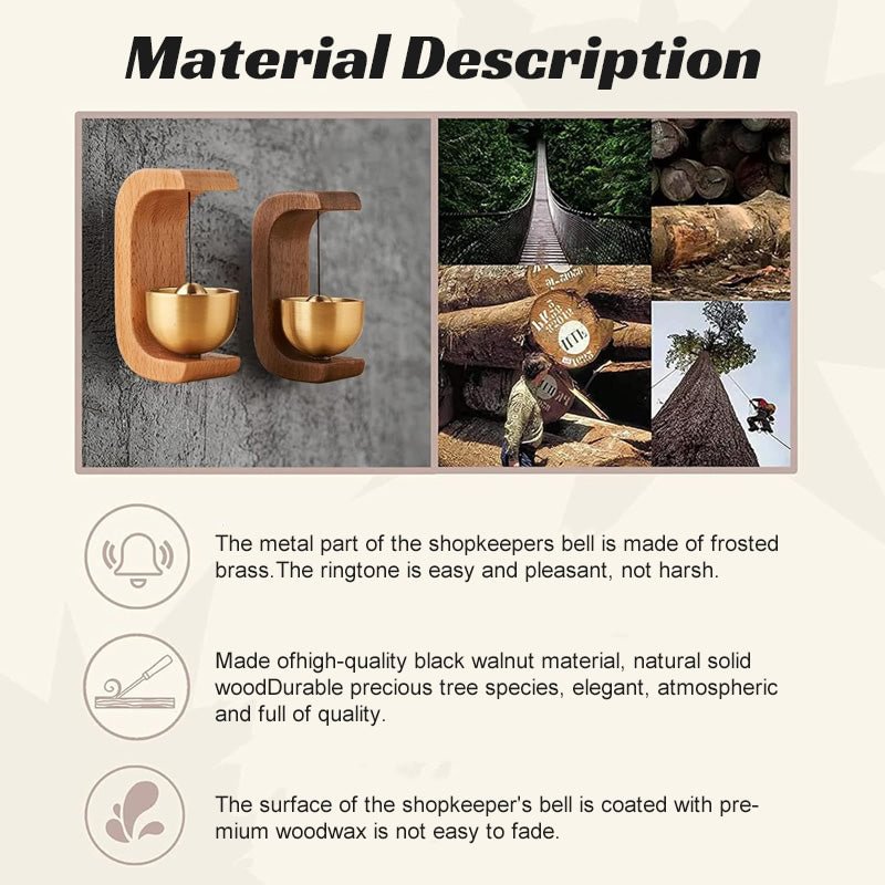 🔥This week's hot sale🔥Magnetic Wooden Wind Chime Doorbell Decoration